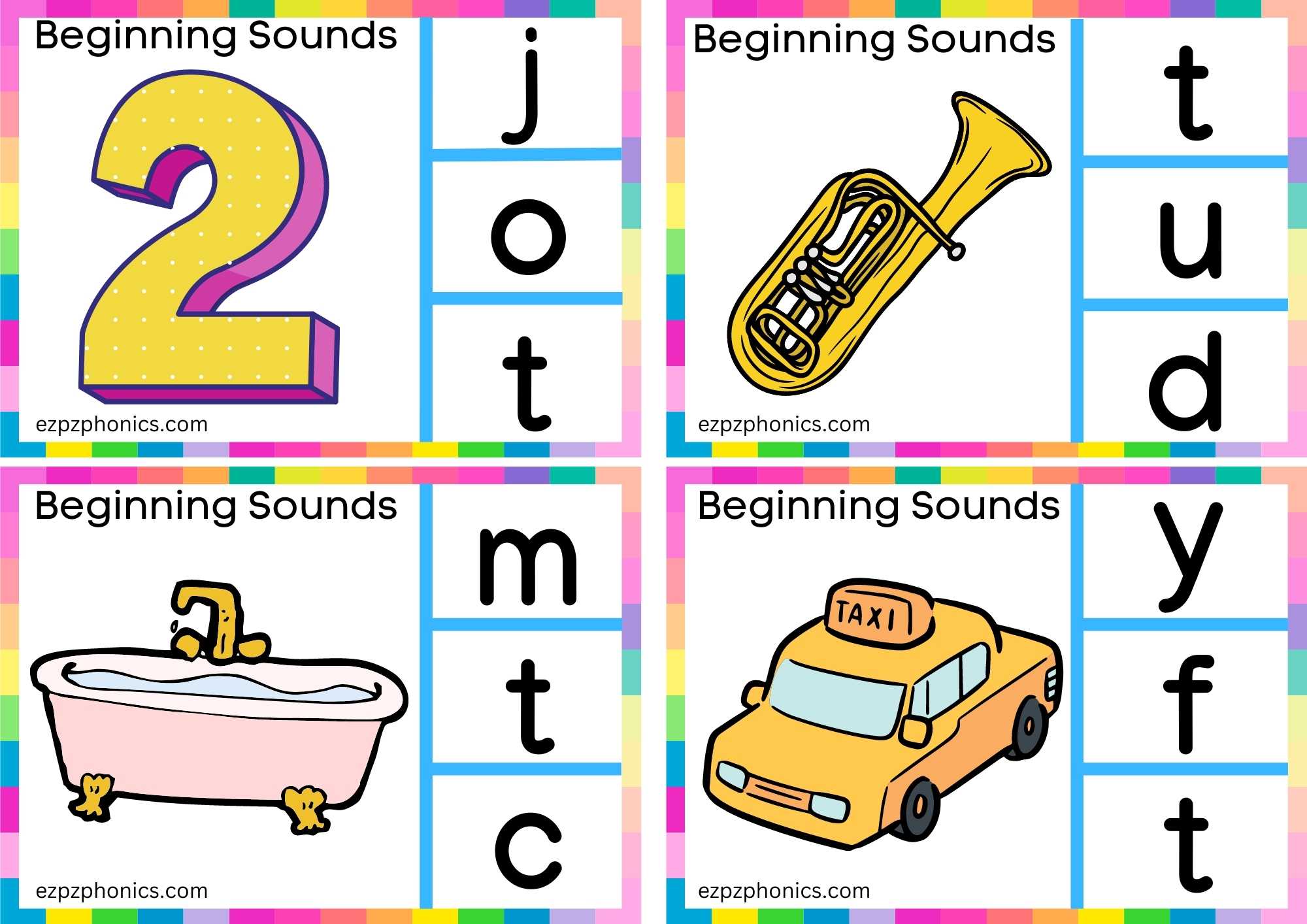 Letter T Look At The Image And Clip The Correct Letter Clip Group 2